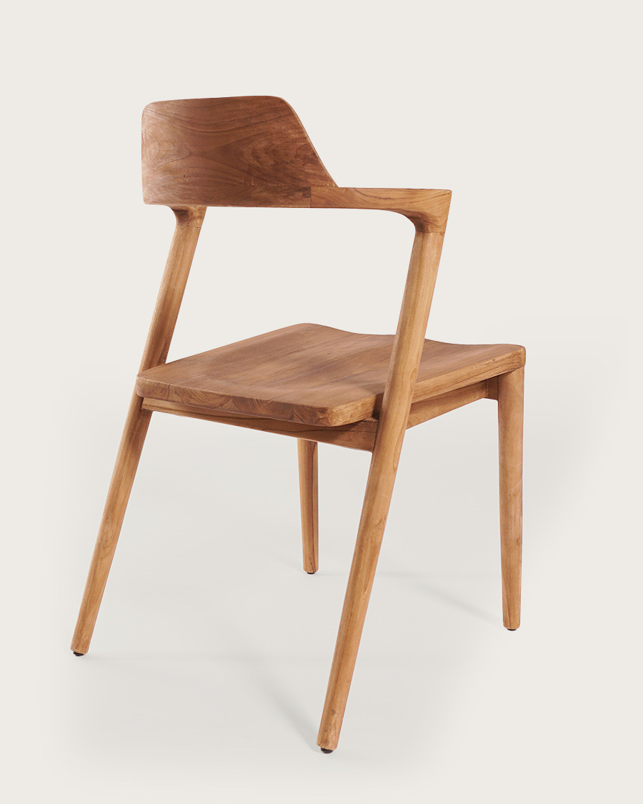 Osaka - Lot de 2 Chaise Osaka en teck massif