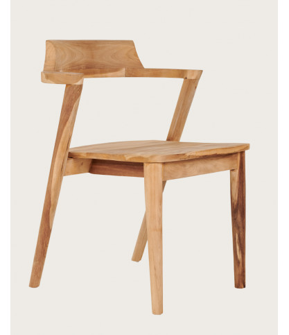 Osaka - Lot de 2 Chaise Osaka en teck massif