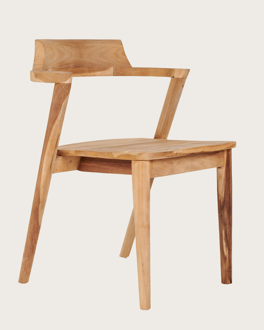 Osaka - Lot de 2 Chaise Osaka en teck massif