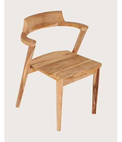 Osaka - Lot de 2 Chaise Osaka en teck massif