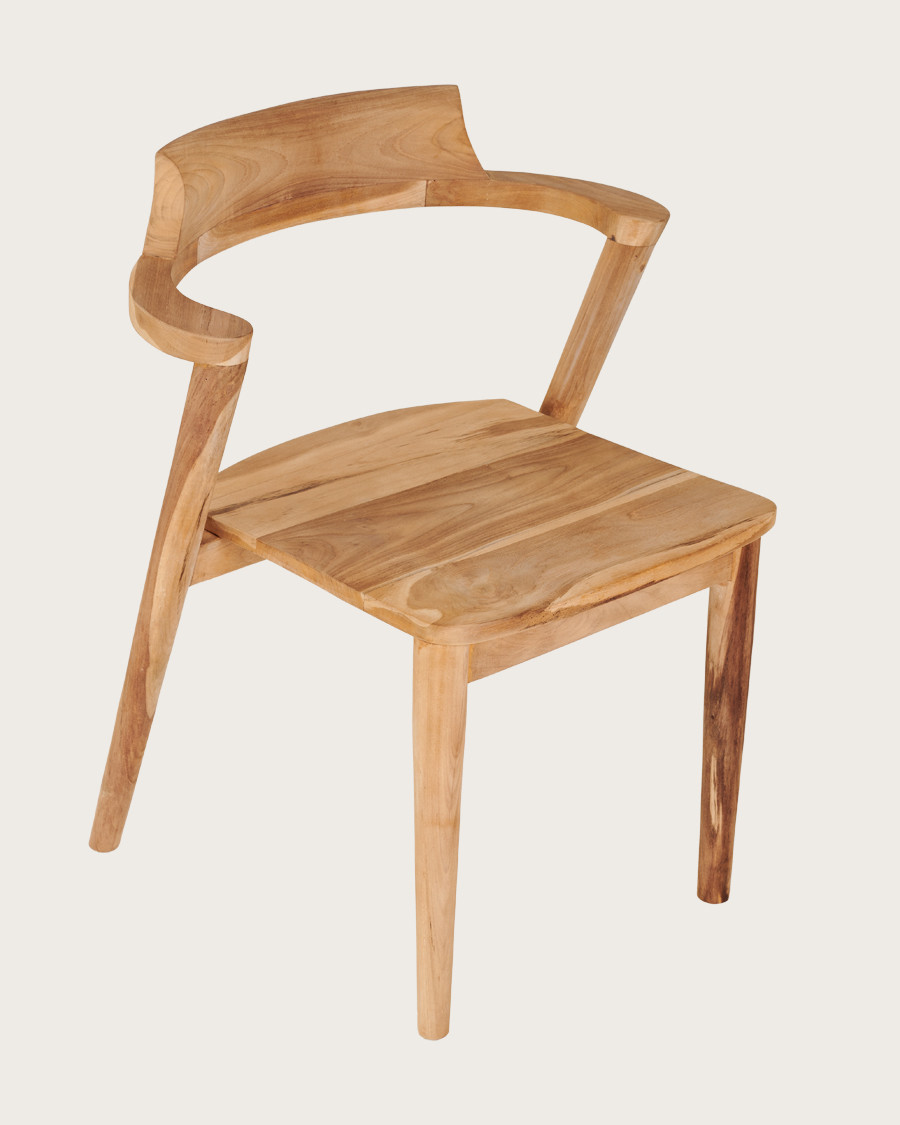 Osaka - Lot de 2 Chaise Osaka en teck massif