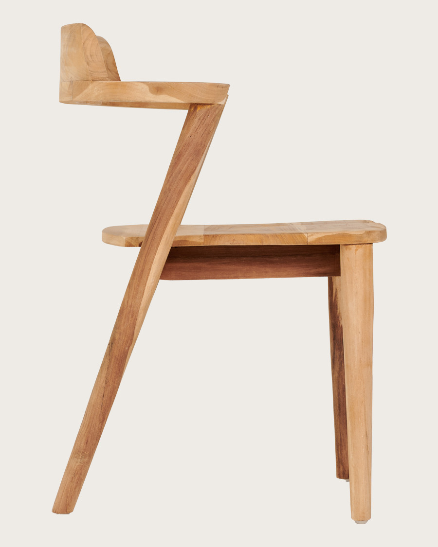 Osaka - Lot de 2 Chaise Osaka en teck massif