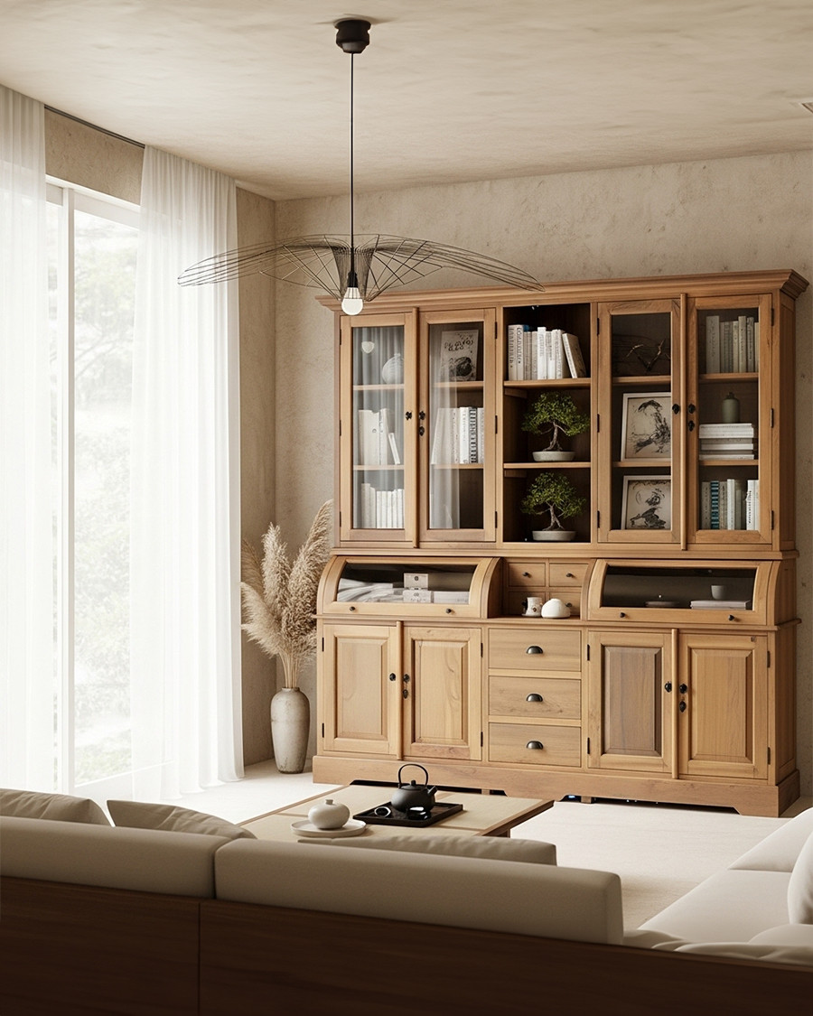 Hikari - Solid wood bookcase