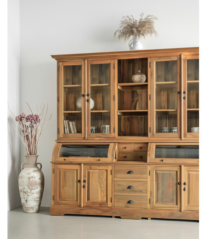 Hikari - Libreria in legno massello