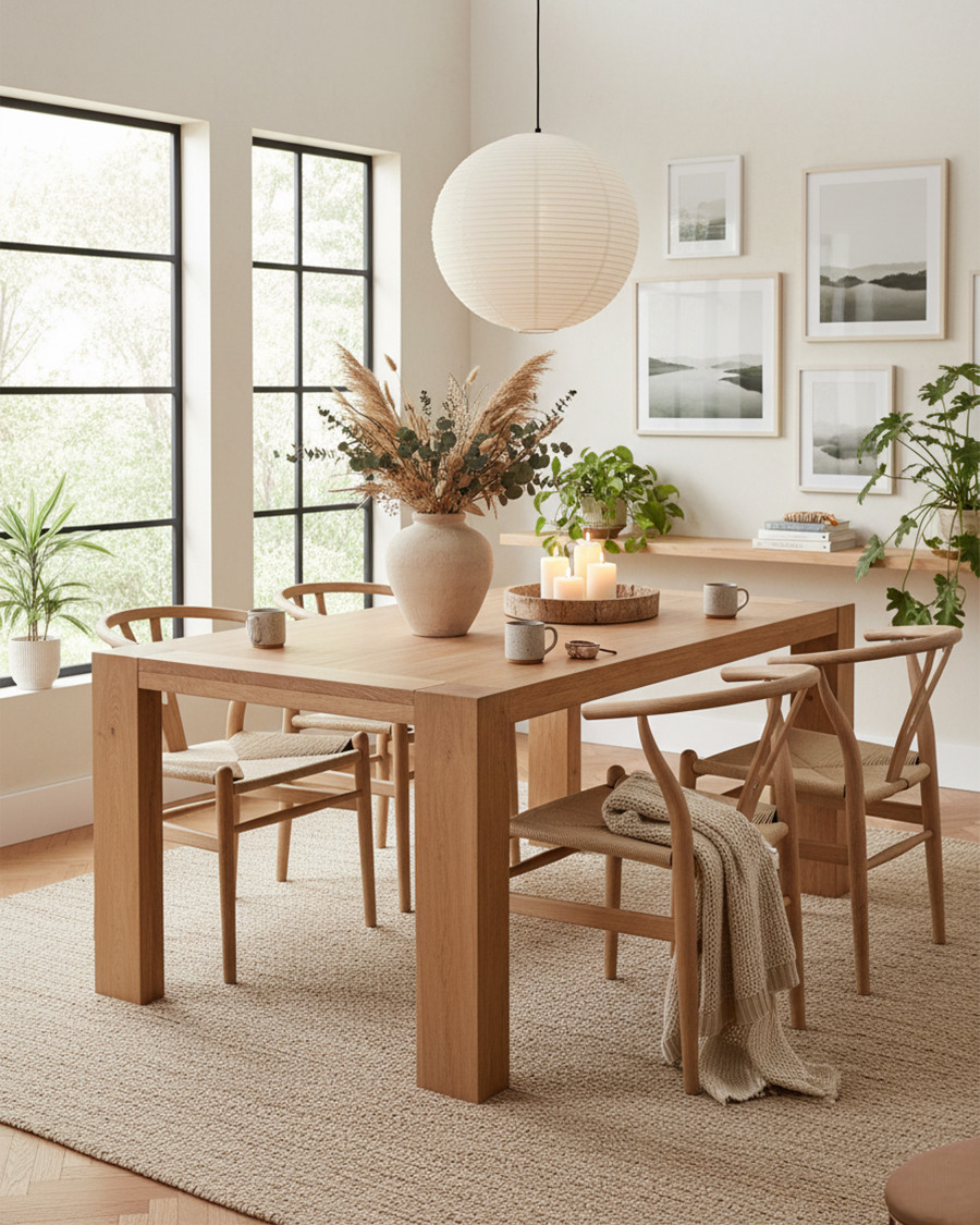 Turban - Solid teak dining...