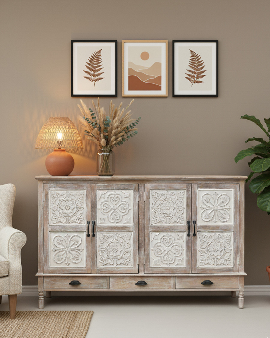 Mala - Hoog dressoir met 4...