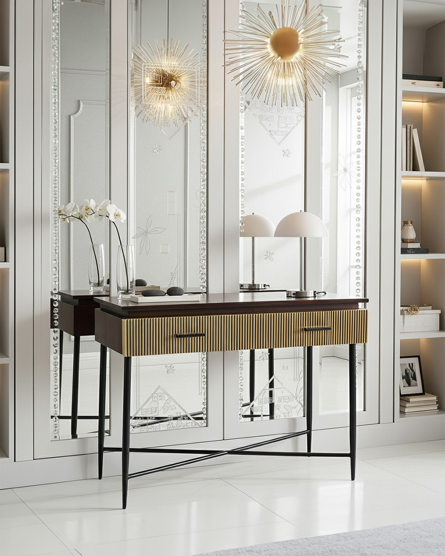 Moon - Console en bois...