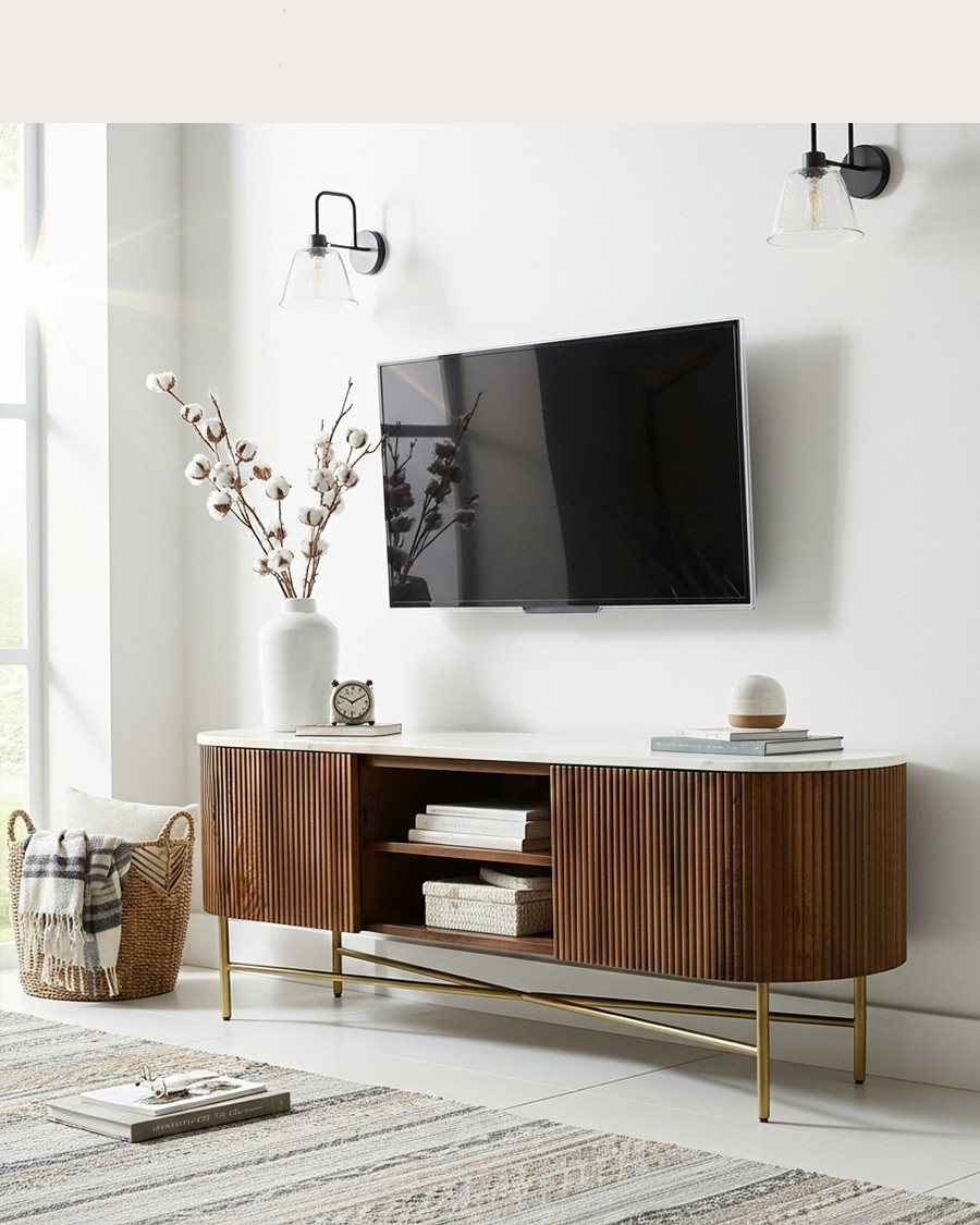 Céline - Meuble tv en bois...