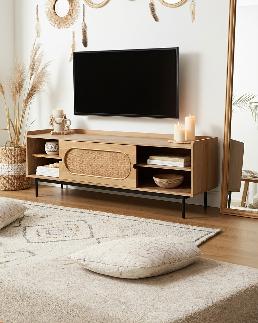 Kali - TV cabinet in solid...
