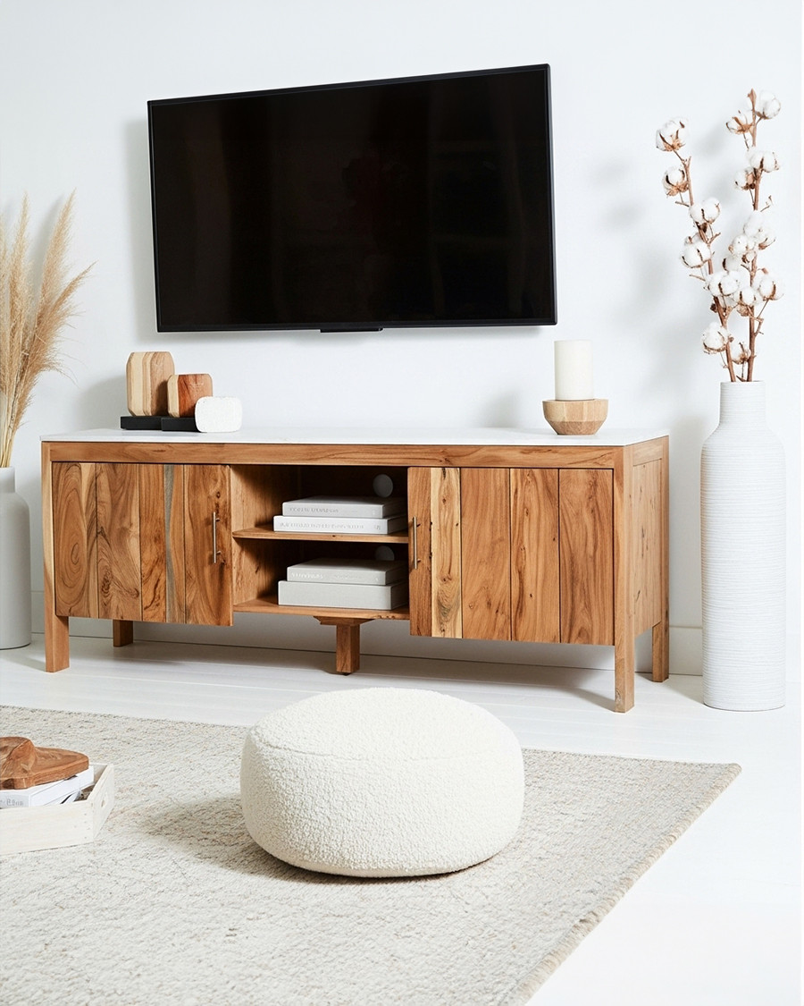 Havena - TV stand in solid...