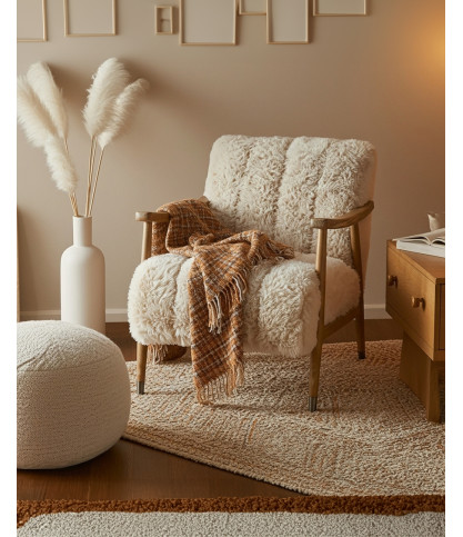 Lina - Massief houten fauteuil