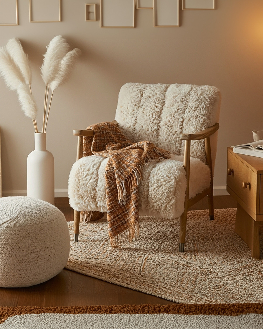 Lina - Fauteuil en bois...