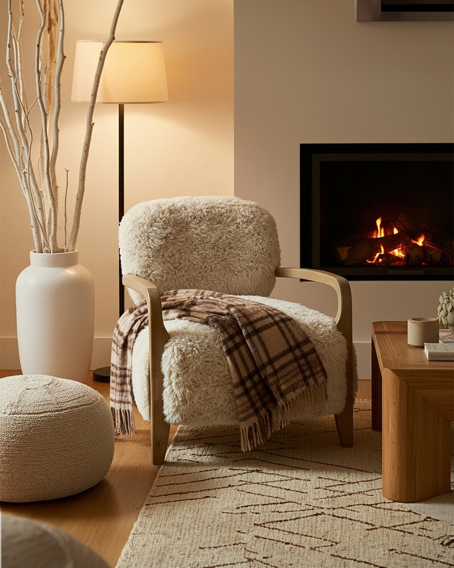 Anna - Massief houten fauteuil