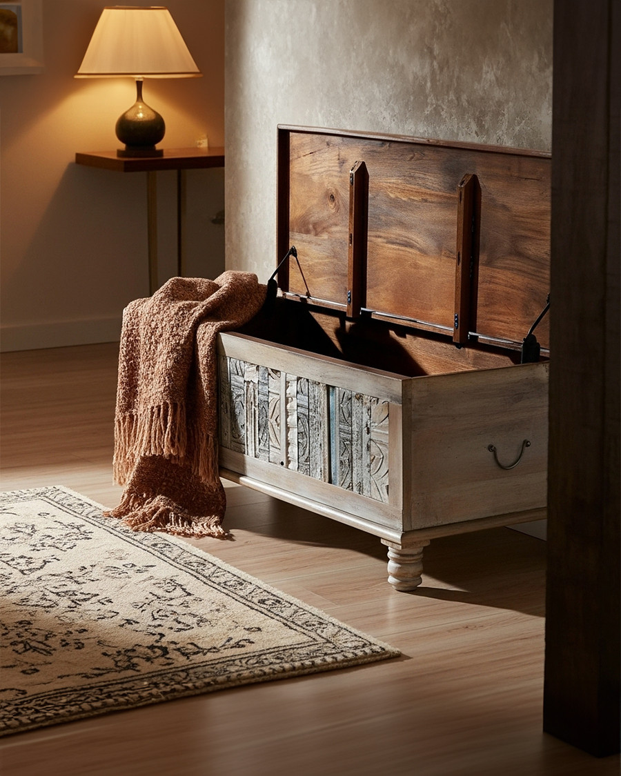 Viva - Carved solid wood...