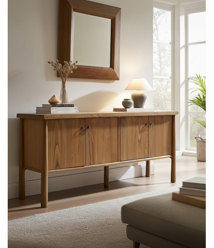Yara - Solid teak wood sideboard 170 cm