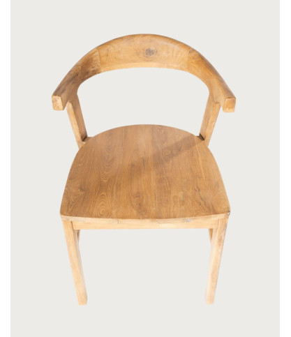 Aro - LSet of 2 Solid Teak Wood Dining Chairs