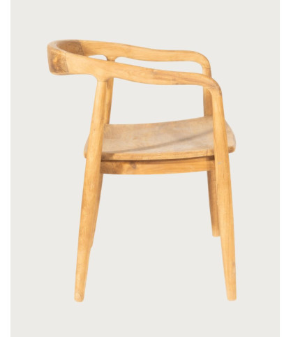 Charlie - Set of 2 Scandinavian Chairs in Solid Teak