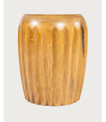 Cannelé - Solid Teak Wood Side Table / End Table