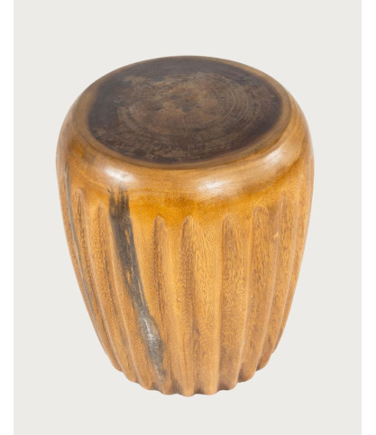 Cannelé - Solid Teak Wood Side Table / End Table