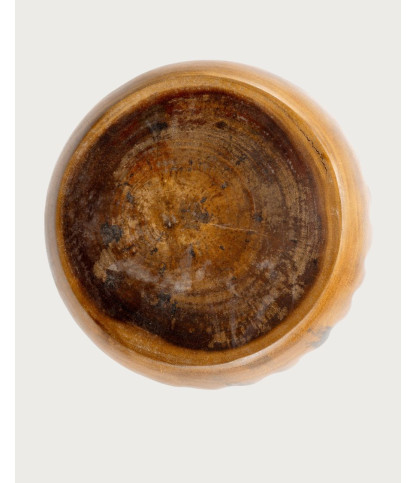 Cannelé - Bout de Canapé en Bois de Teck Massif