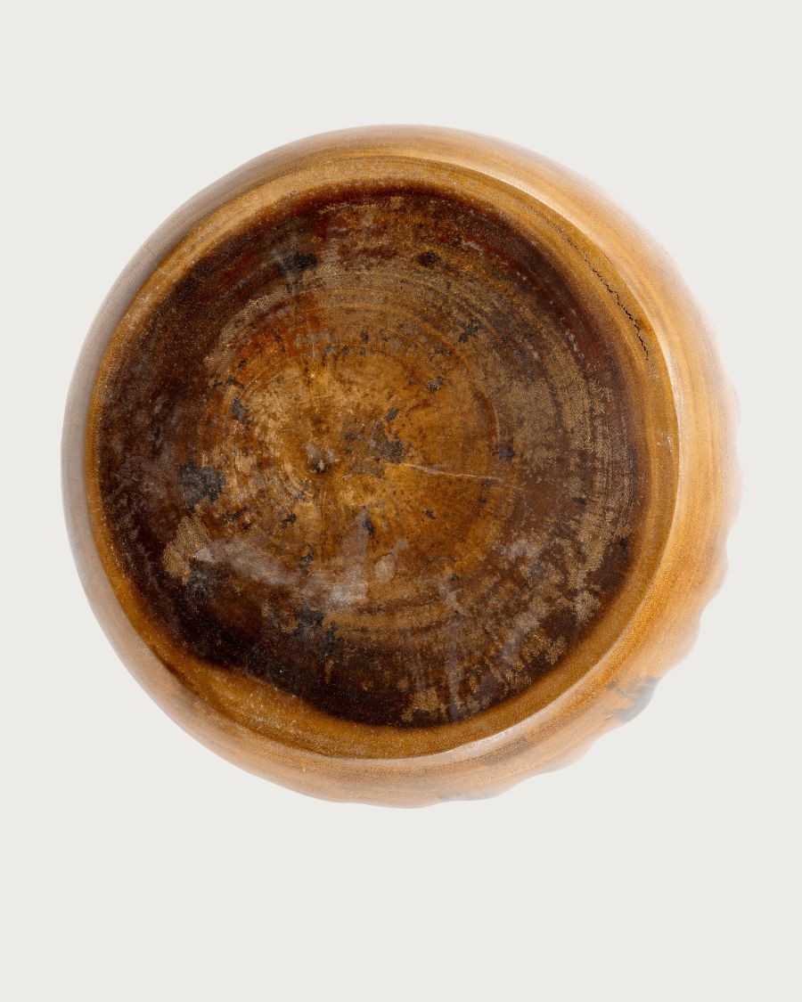 Cannelé - Bout de Canapé en Bois de Teck Massif