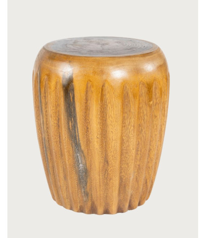 Cannelé - Solid Teak Wood Side Table / End Table