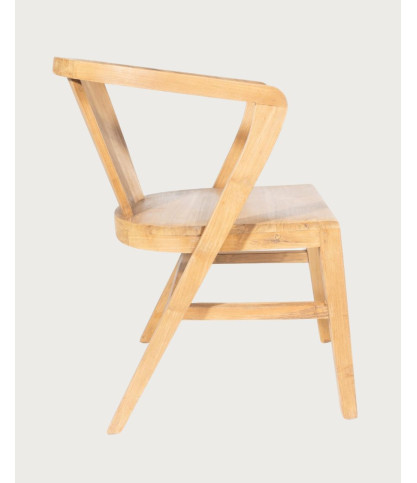 Orbe - Set of 2 Solid Teak Wood Dining Chairs