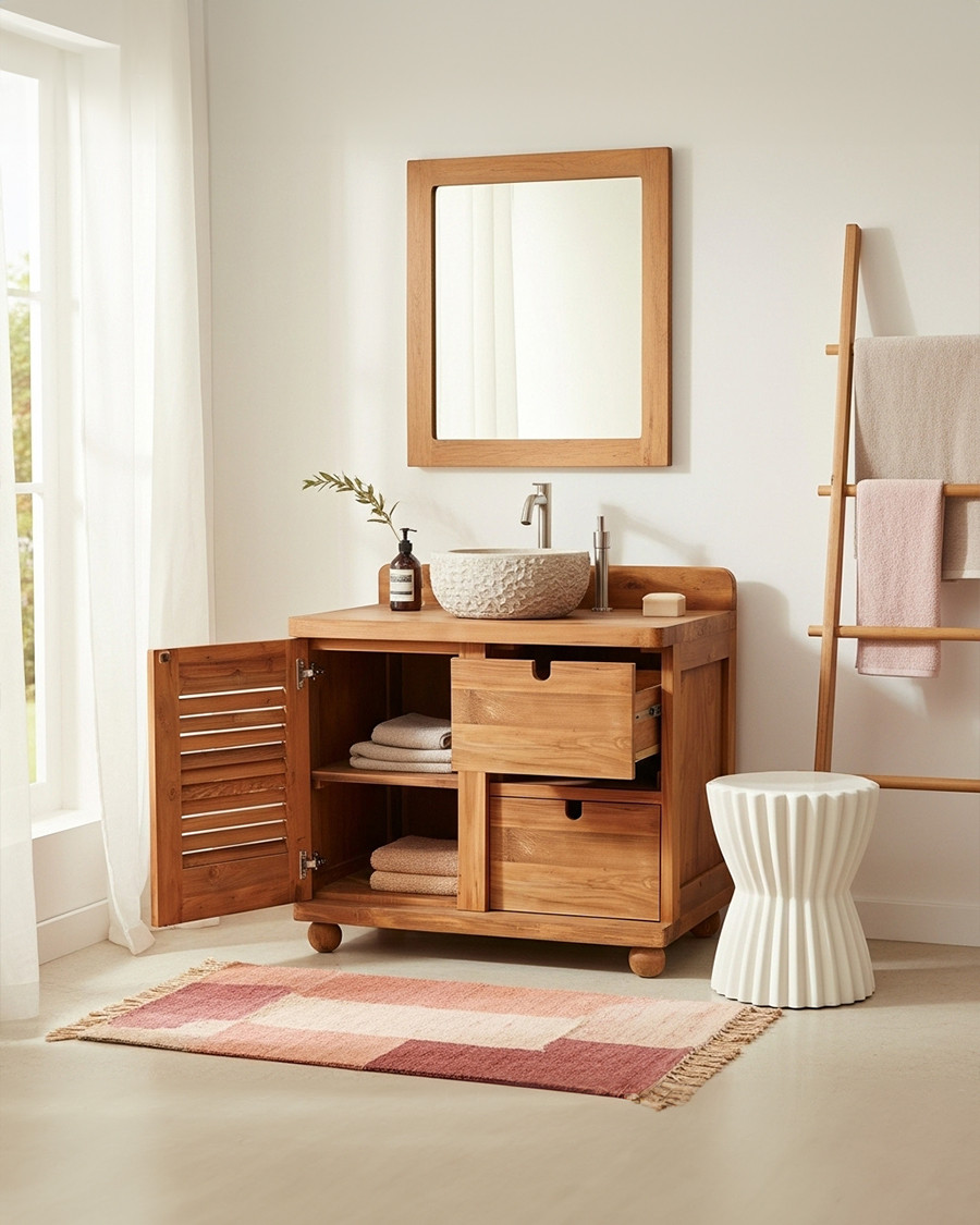 Eclipse - Teak bathroom...