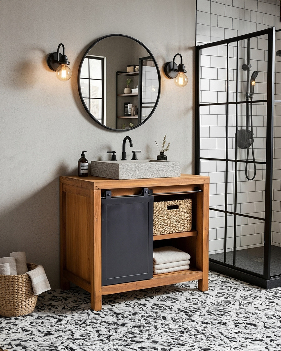 Boxel - Recycled teak...