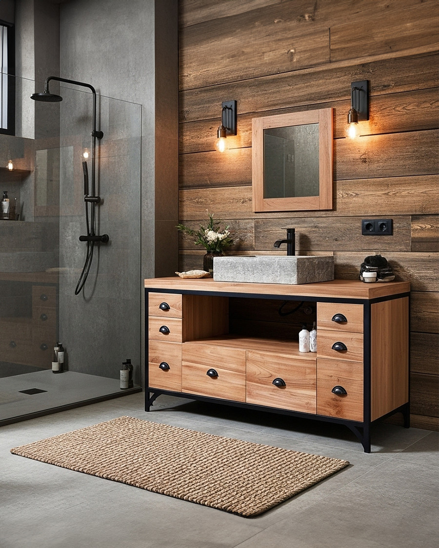 Jazz - Industrial bathroom...