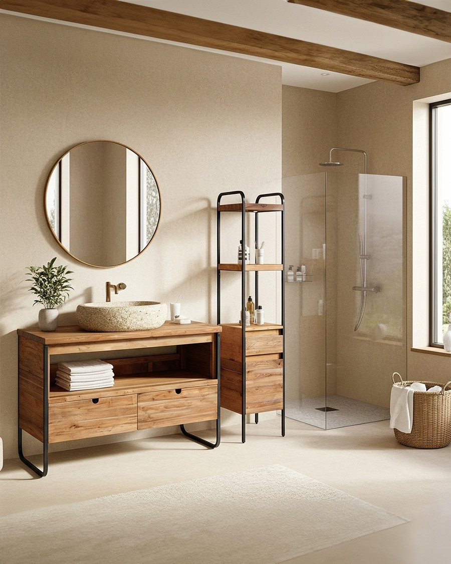 Azur - Industrial bathroom...