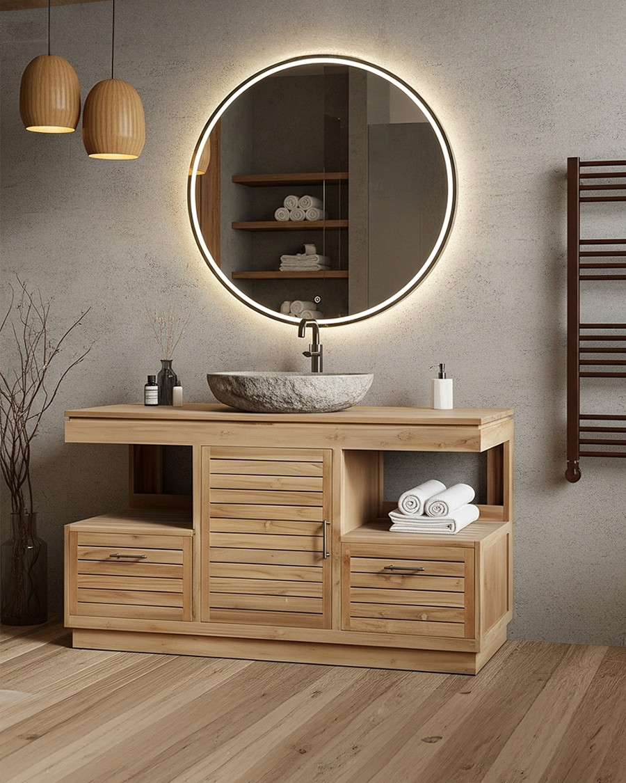 Oasis - Solid teak bathroom...