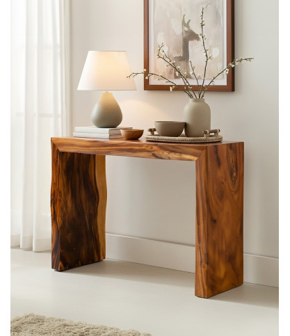 Arden - Console en bois massif 100 cm