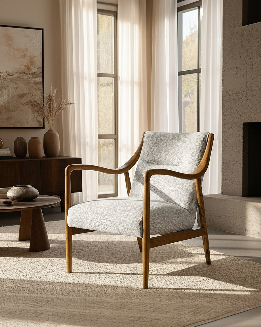 Amber - Poltrona in rovere...