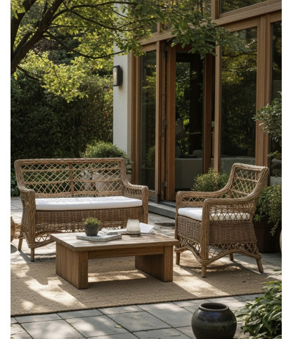 Asana - Fauteuil de jardin en rotin