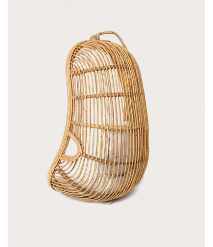 Marbella - Hanging egg chair in woven rattan