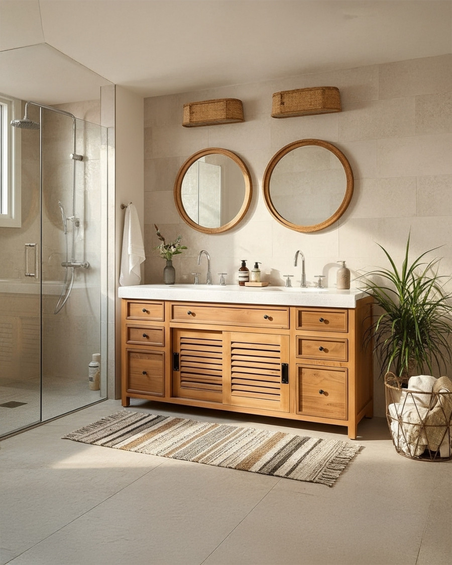 Savanna - Teak Bathroom...