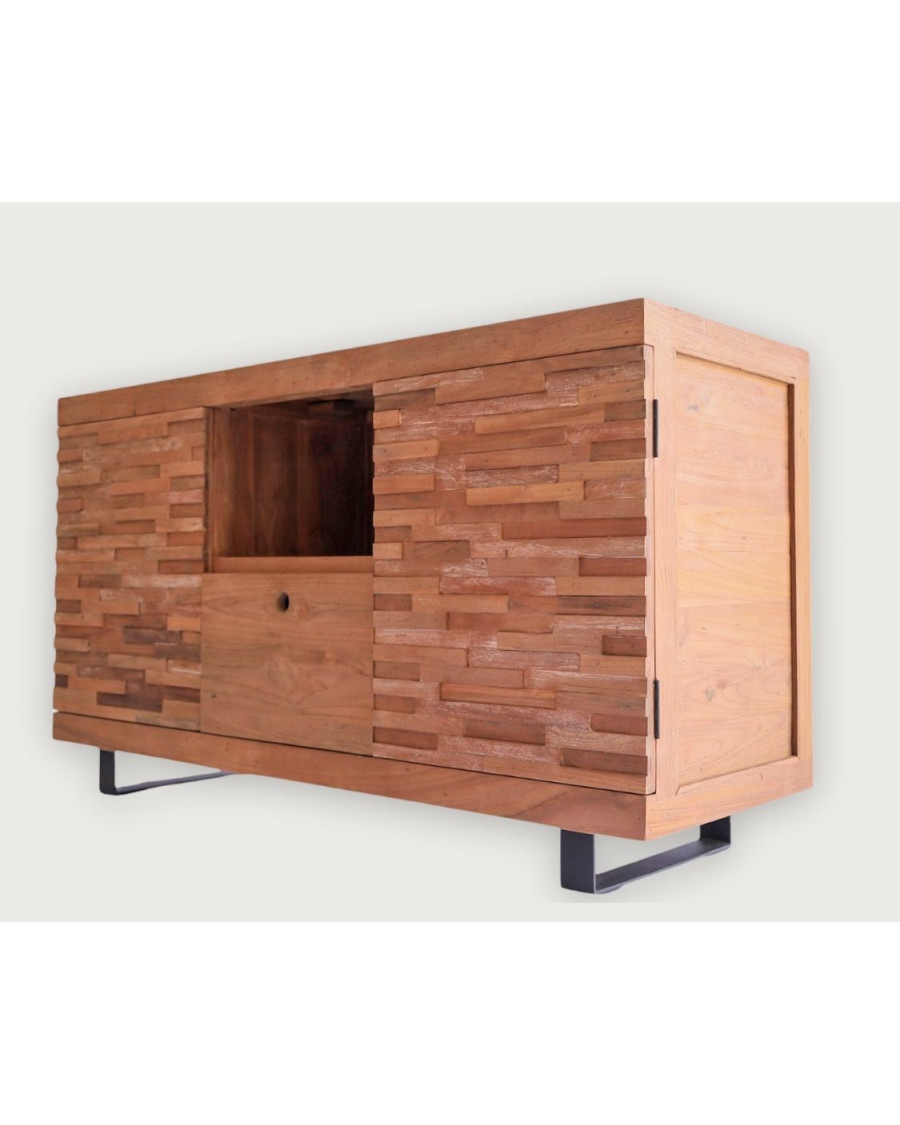 Néo meuble salle de bain en bois massif de teck