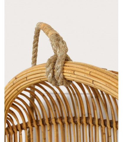 Marbella - Fauteuil oeuf suspendu en rotin tressé