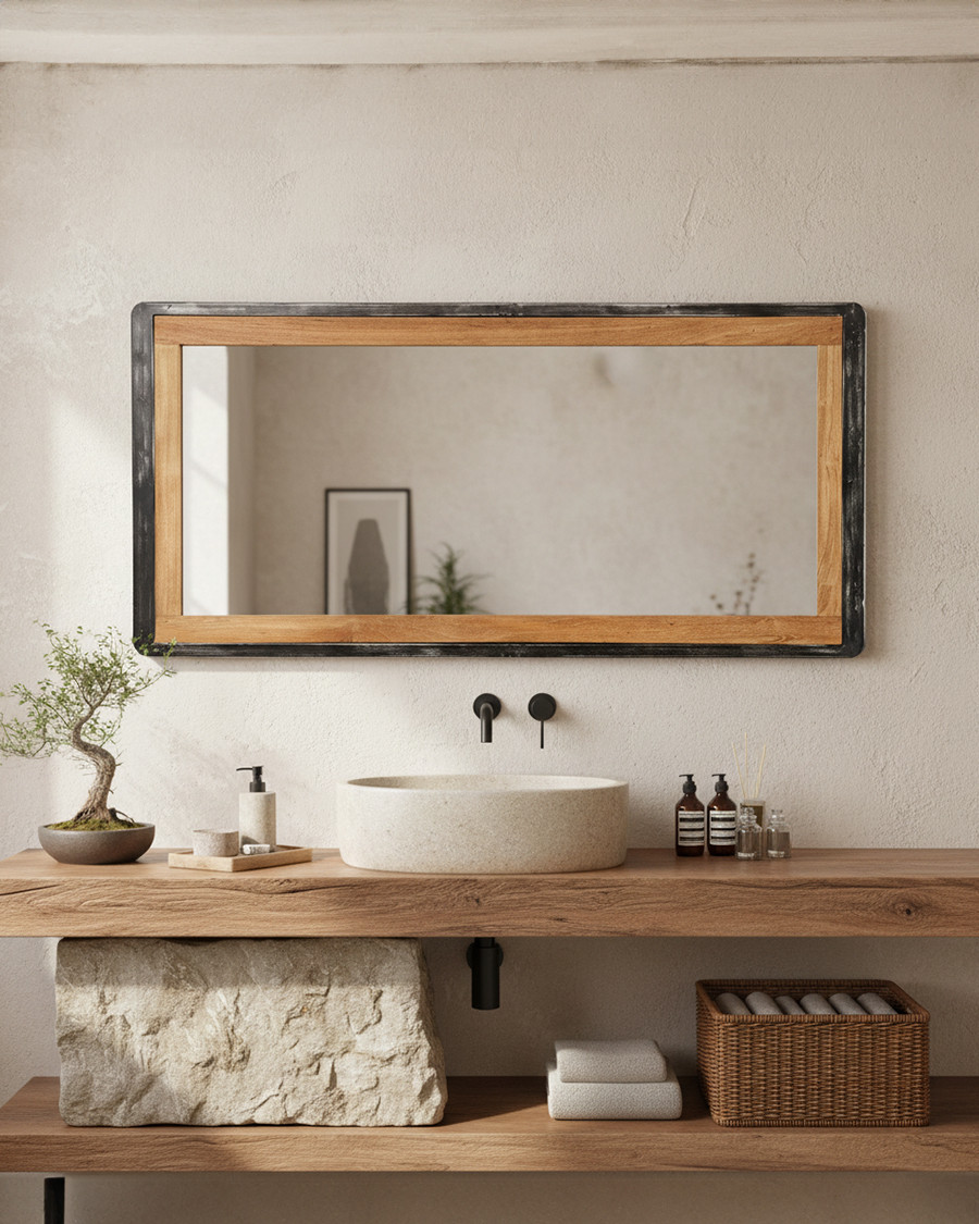 Samurai - Large mirror in...