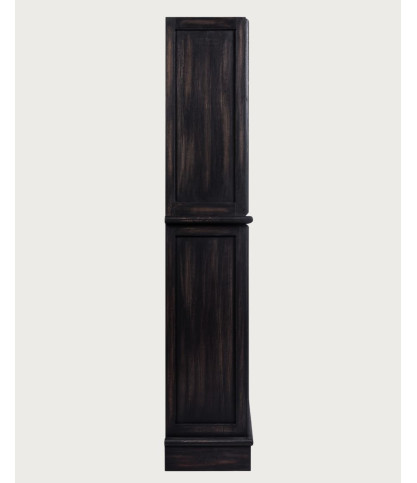 Chelsea - Librería negra de madera maciza de Mindy