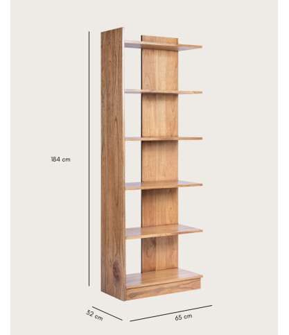 Amarya - Etagère en bois massif de mindi