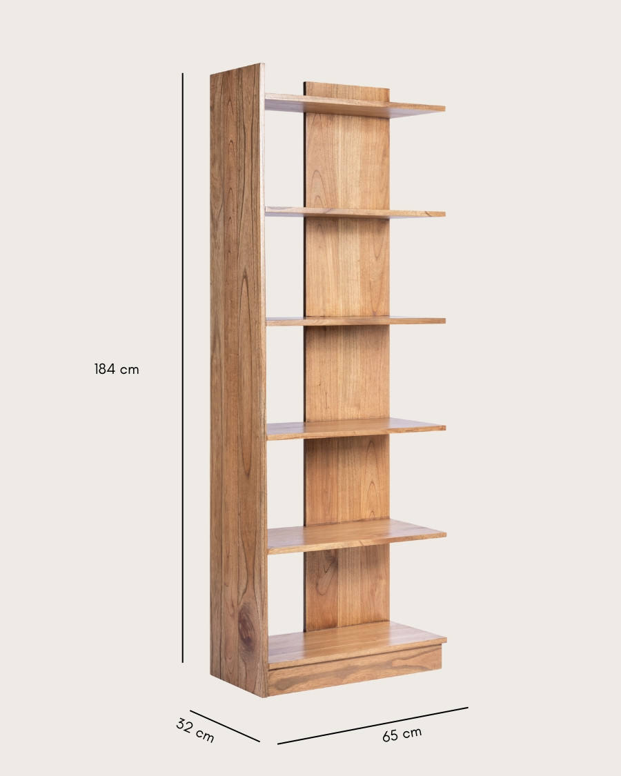 Amarya - Etagère en bois massif de mindi