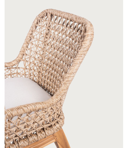 Calista - 2er Set Garten Sessel aus Teakholz und Viro