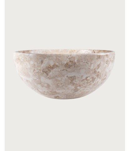 Auro - Round natural marble washbasin