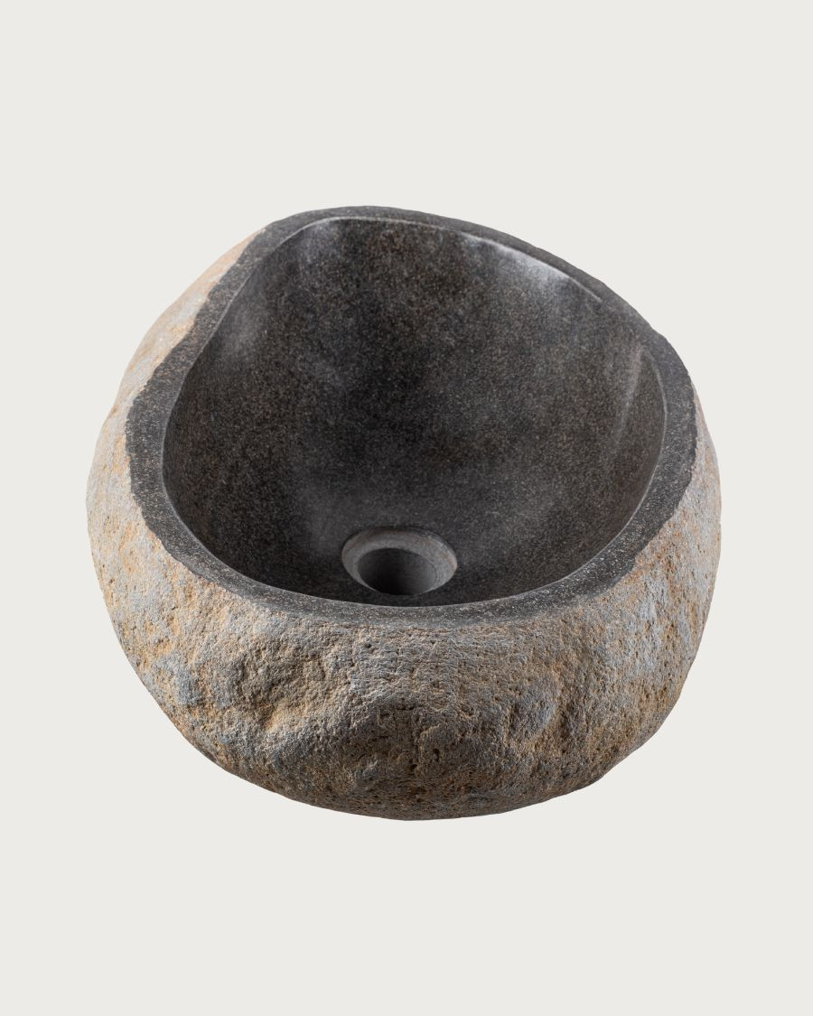 Rocca - Lavabo sobre encimera en piedra natural