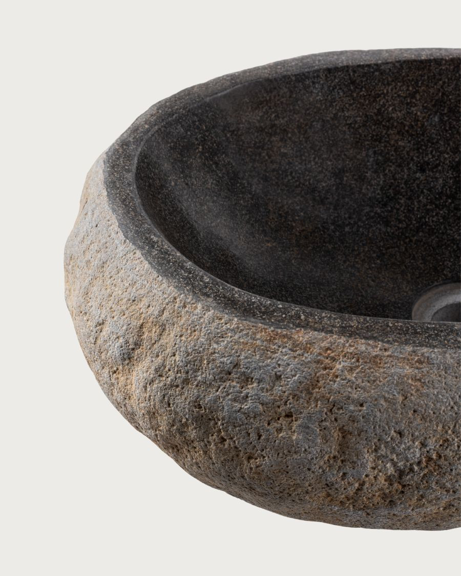 Rocca - Lavabo sobre encimera en piedra natural