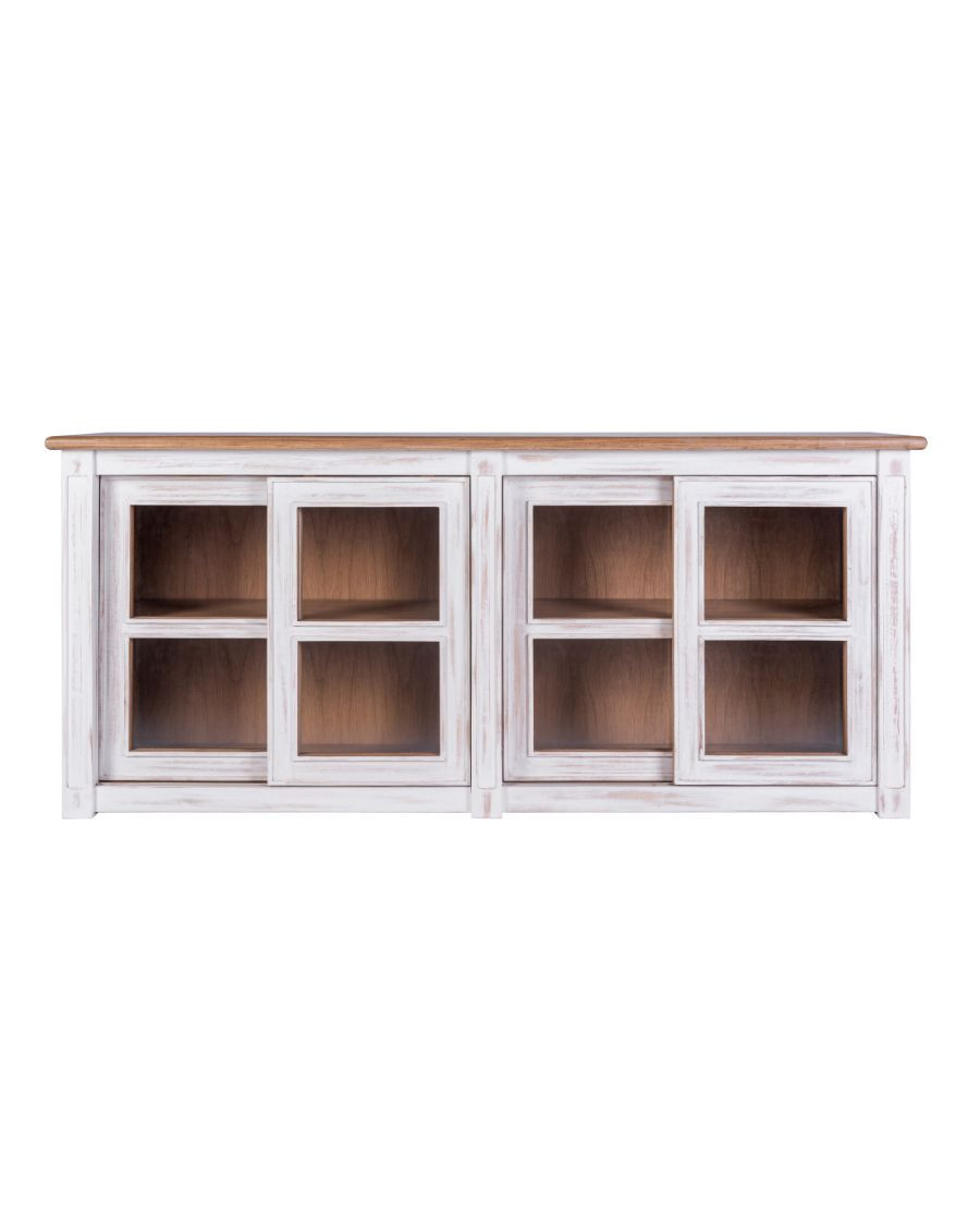 Oxford White - White Solid Mindi Wood Sideboard