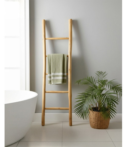 Sumba - Échelle de Salle de Bain en Teck 170 cm