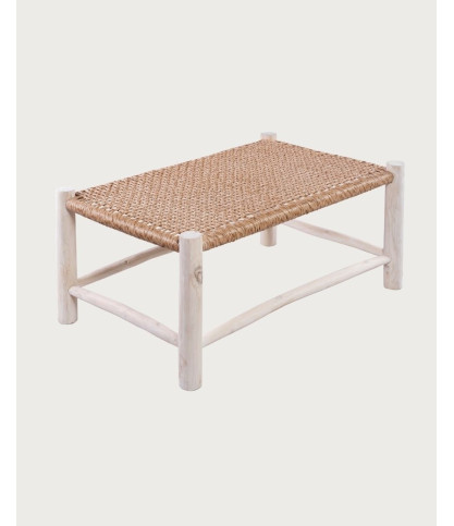 Jaya - Salon de jardin en teck et corde